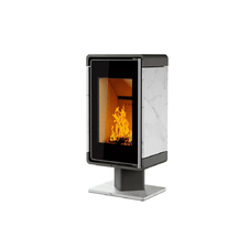 ПЕЧЬ-КАМИН АСТОВ КУБ (ПК 4581) (КАМ. НА НИЗКОЙ НОГЕ)