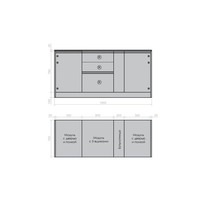 Кухня ASTOV BBQ / АСТОВ БАРБЕКЮ № 10