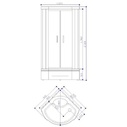 Aquanet C5048B 90×90