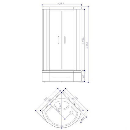 Aquanet C5048B 90×90