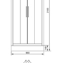 Aquanet GT-240AF 90×90