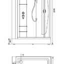 Aquanet Sirius 120×90 R