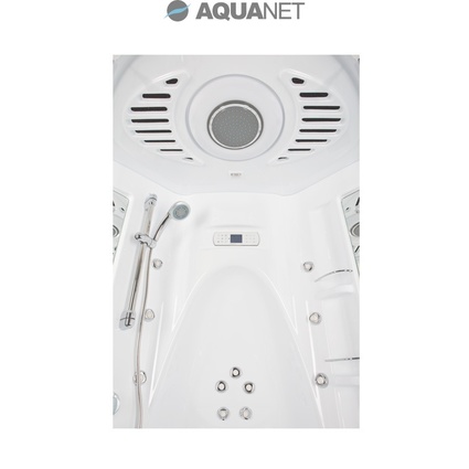 Aquanet Taiti 110×110 с паром, матовое стекло
